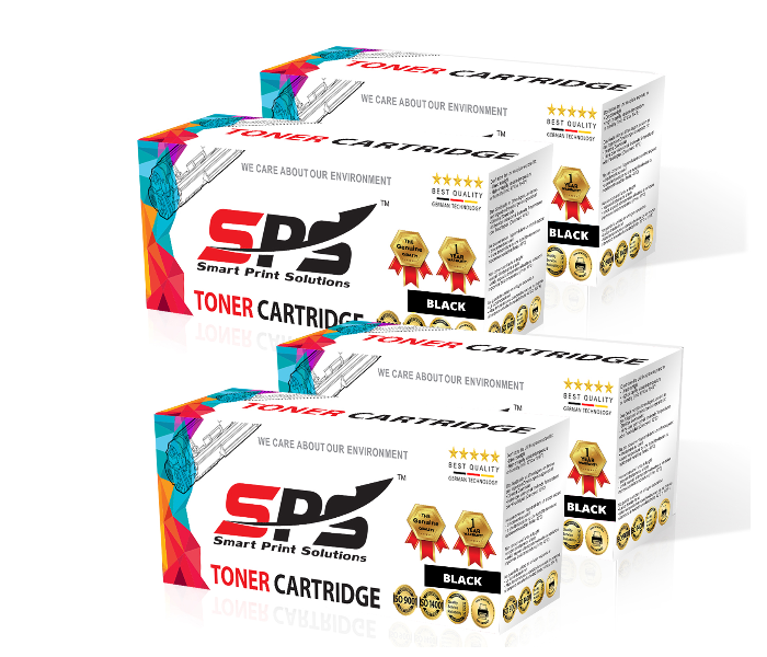 SPS DR2300 630 Set of 4 Pack for Brother Printer HL DCP Printer - Black - Zoom Image