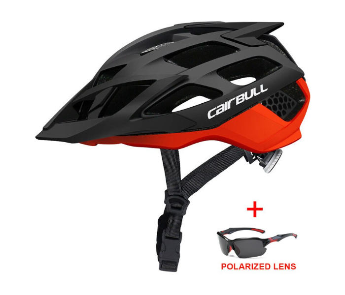 Cairbull Large Ultra Light Mountain Bike Protective Helmet - Red - Zoom Image