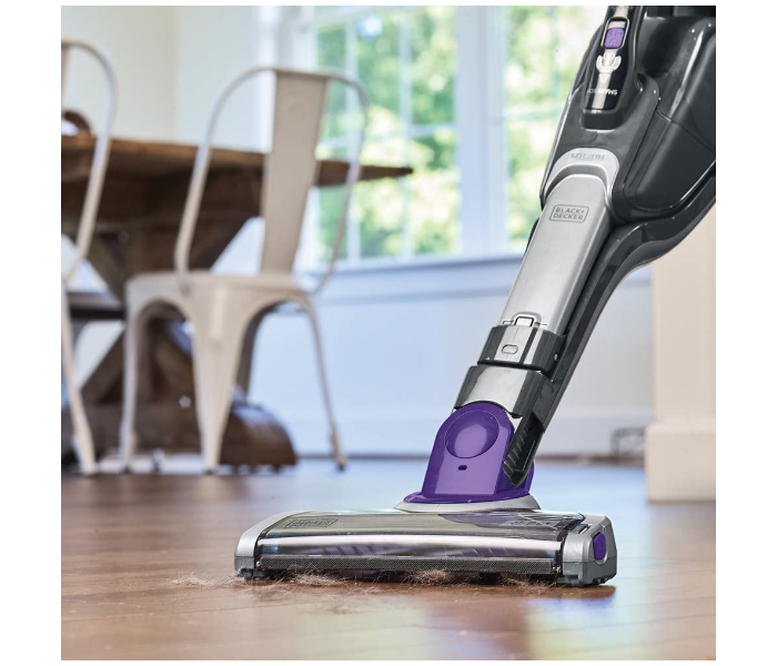 Black and Decker SVJ520BFSP-GB 36W Cordless 2-in-1 Vacuum Cleaner - Grey and Purple - Zoom Image 6