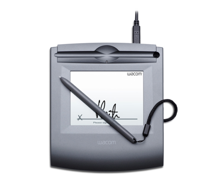 Wacom STU-500 Signature Pad - Silver - Zoom Image 1