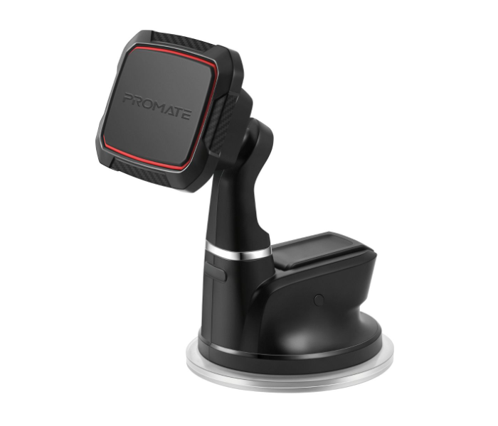 Promate Magmount-5 Magnetic Car Phone Mount - Black and Red - Zoom Image 1