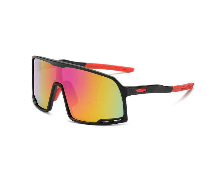 Cycling Style 6 Shades Windproof Sunglasses - Red - Zoom Image