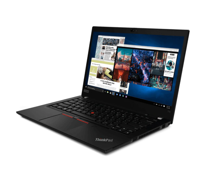 Lenovo ThinkPad T14 20S00013AD 14.0 Inch FHD IPS Intel core i7-10510U Processor 16GB RAM DDR4 512GB SSD Intel HD Graphics Arabic-English Keyboard Win10 Pro - Black - Zoom Image 2