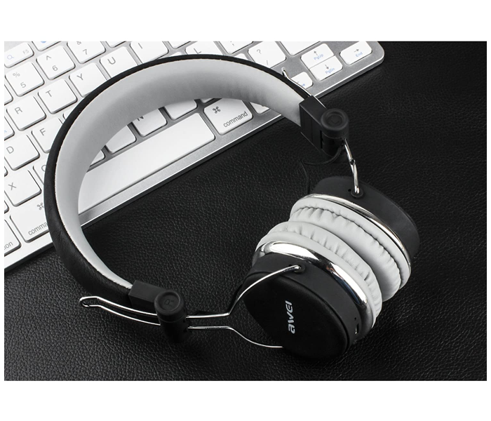 Awei A700BL Bluetooth Headphone - Black - Zoom Image 3