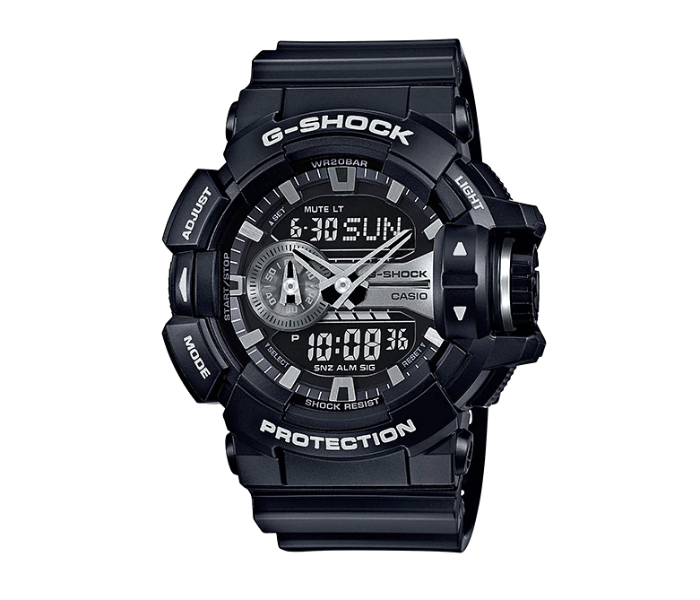 Casio GA-400GB-1ADR Special Color Mode Analog Digital Watch - Black - Zoom Image 1