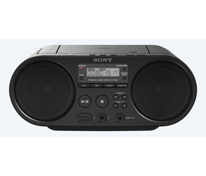 Sony ZS-PS50 CD Boombox - Black - Zoom Image 1