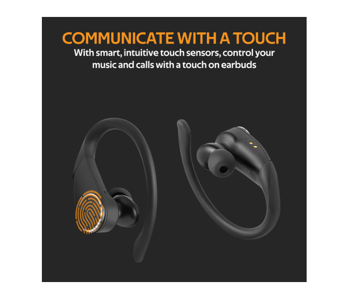 Promate Liberty True Wireless Earphones - Black - Zoom Image 4