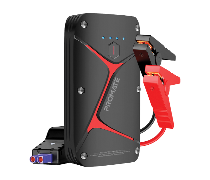 Promate Sparktank-16 16000mAh Car Jump Starter Power Bank - Red and Black - Zoom Image 1