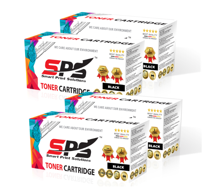 SPS CF244A 44A Laser Toner Cartridge Set of 4 Pack for HP LaserJet Pro - Black - Zoom Image