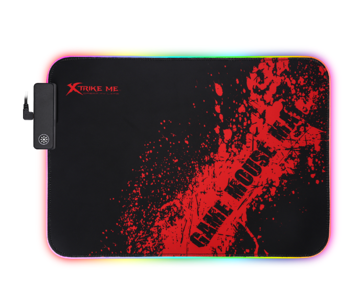 Xtrike Me MP-602 Mouse Pad - Black and Red - Zoom Image 1