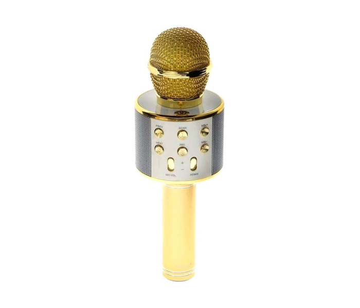 Bluetooth Karaoke Microphone - Gold and Silver - Zoom Image 1