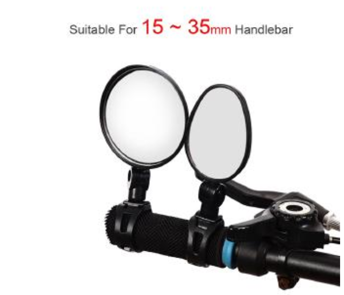 Side Mirror for Bicycle and E-Scooter - Black - Zoom Image 3