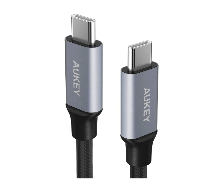 Aukey 1 Meter USB 2.0 USB-C to USB-C Cable - Grey - Zoom Image 1