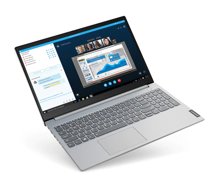 Lenovo ThinkBook 15 20SM001RAK 15.6 Inch FHD Intel Core i7-1065G7 8GB RAM DDR4 1TB HDD Intel Iris Plus Graphics UK English Keyboard DOS - Grey - Zoom Image 4