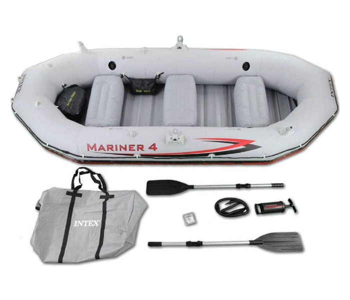 Intex 68376 Mariner 4 Rigid Inflatable Boat Set  - Zoom Image 2