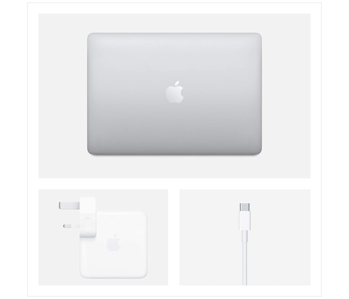 Apple MXK72 MacBook Pro 2020 Model 13 Inch Intel Core i5 Processor 8GB RAM 512GB SSD Intel Iris Plus Graphics 645 Mac OS - Silver - Zoom Image 5