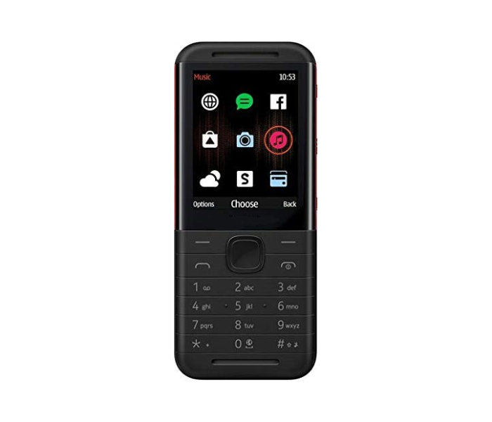 Kibosun 5310 Stylish Feature Dual Sim Phone Bluetooth FM Radio Torch Light  - Black - Zoom Image 1