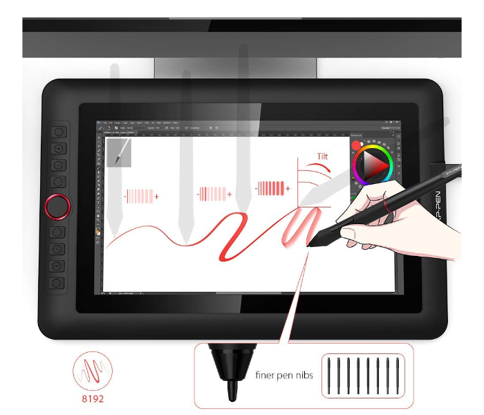 XP-Pen ARTIST13.3PRO 13.3 inch Display Graphic Tablet - Black - Zoom Image 4