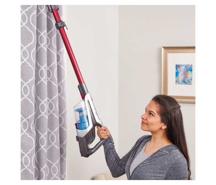 Black and Decker BHFE620J-GB 21.6V 2Ah Li-Ion 500ml 3-in-1 Cordless Stick Vacuum with Jack Plug Charger - Red - Zoom Image 5