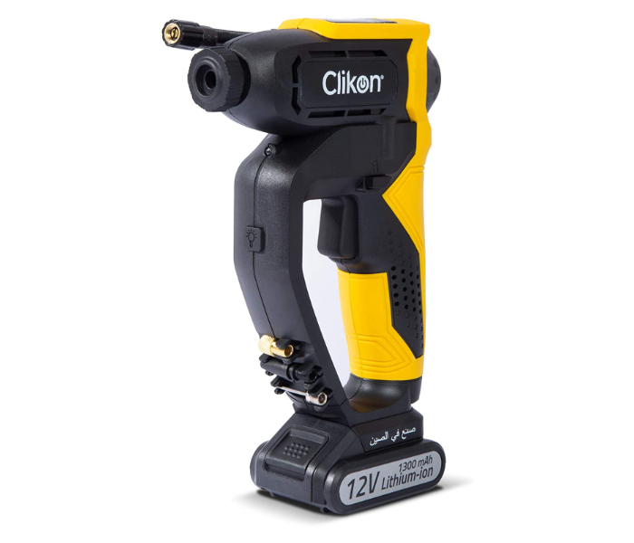 Clikon CK4041 PSI Tire Inflator with 1300mAh Lithium-Ion Battery LCD Display - Zoom Image 2