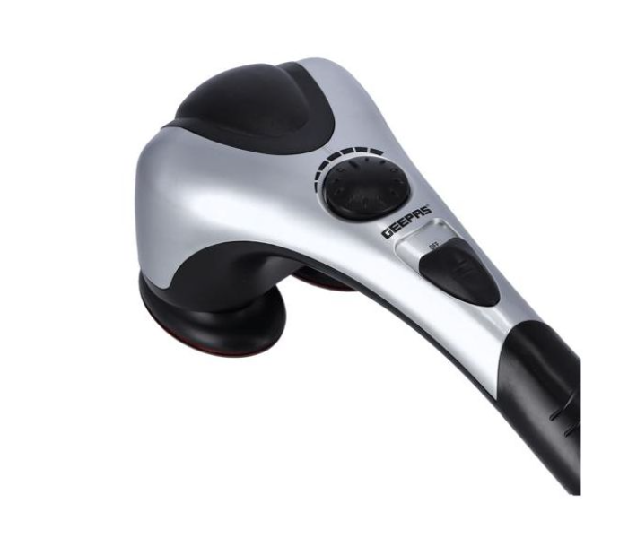 Geepas GM86044 Double Head Massager - Black and Silver - Zoom Image 2