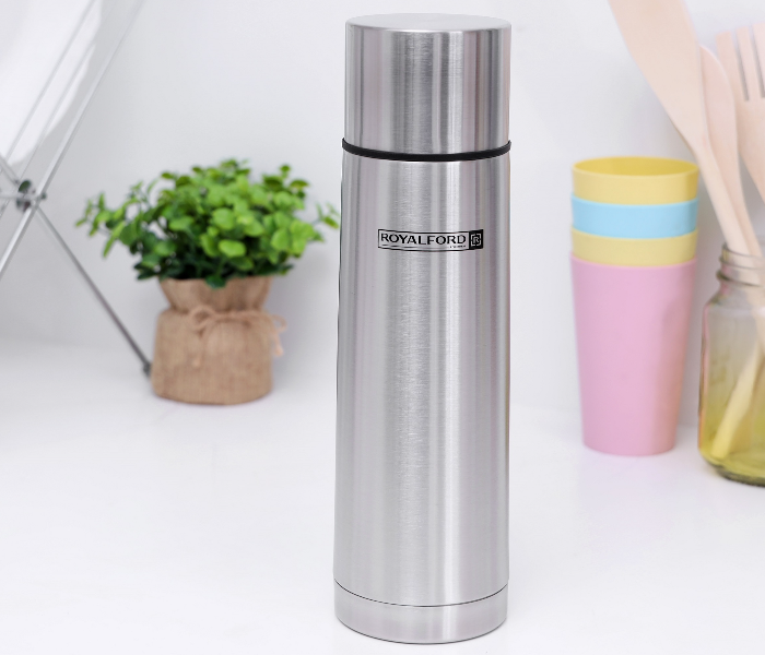 Royalford RF9782 1000 ML Stainless Steel Vacuum Bottle -  Silver - Zoom Image 3