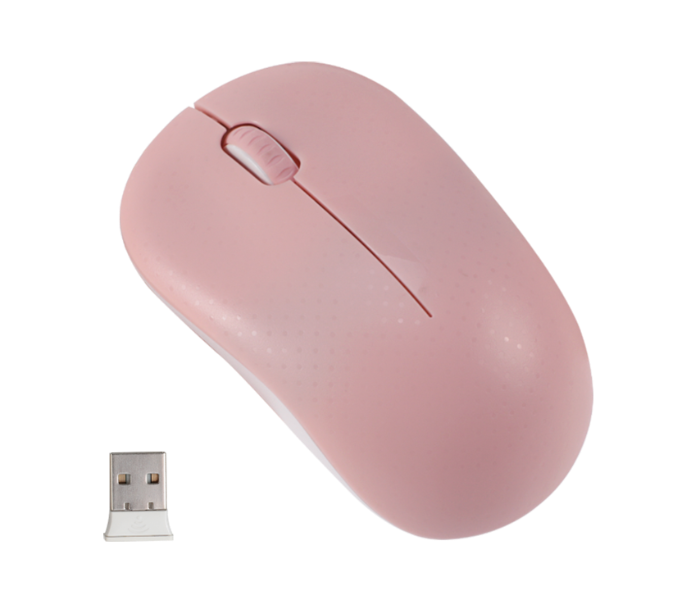 Meetion R545 Cordless Optical USB Computer 2.4GHz Wireless Mouse - Pink - Zoom Image 3