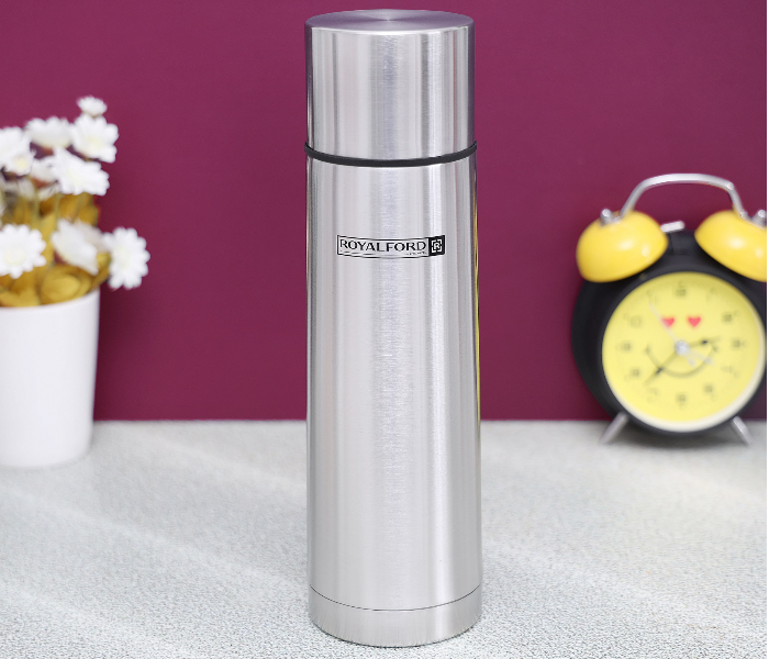 Royalford RF9782 1000 ML Stainless Steel Vacuum Bottle -  Silver - Zoom Image 2