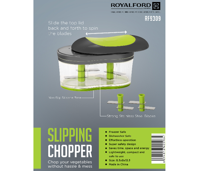 Royalford RF9309 Slipping Chopper - Multicolor - Zoom Image 1