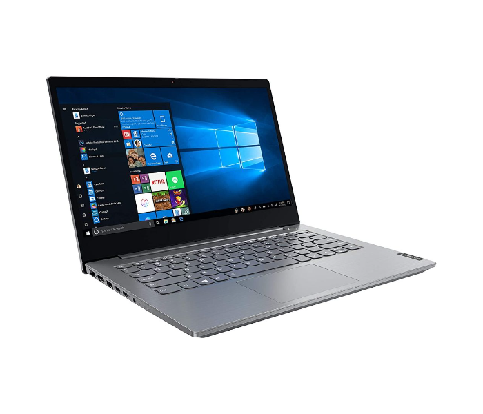 Lenovo Thinkbook 14 20SL001NAK 14.0 Inch Intel Core i5 1035G1 1.0GHZ Processor 8GB RAM 1TB HDD Wireless AMD RADEON Graphics 2GB DOS English Keyboard - Silver - Zoom Image 7