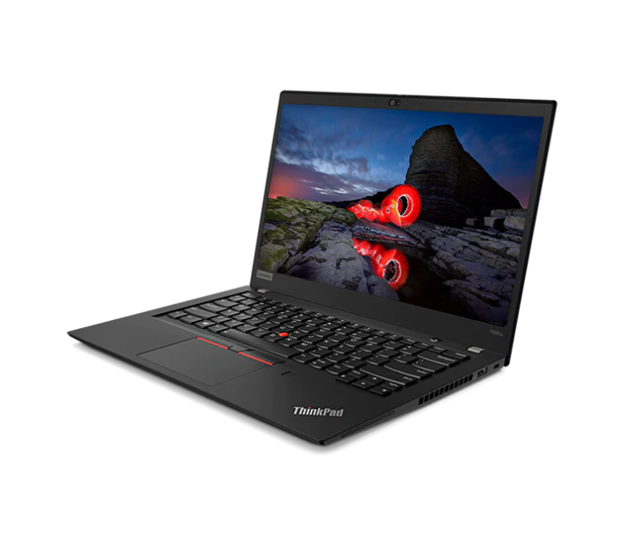 Lenovo ThinkPad T490s 20NX0008AD 14.0 Inch FHD Intel Core i5-8265U Processor 8GB RAM DDR4 512GB SSD Arabic Keyboard Win10 Pro - Black - Zoom Image 2