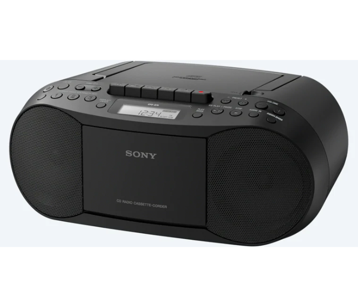 Sony CFD-S70 Cassette Boombox With Radio - Black - Zoom Image 2