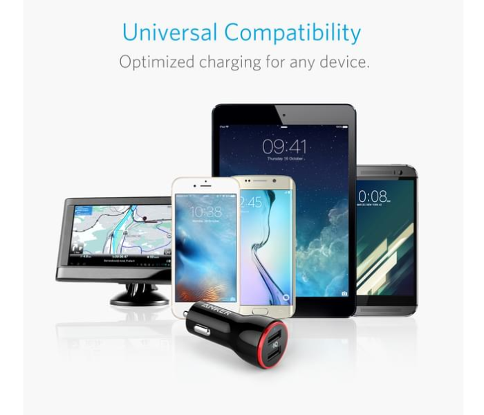 Anker A2310K Power Drive 2 Port USB Car Charger - Black - Zoom Image 4