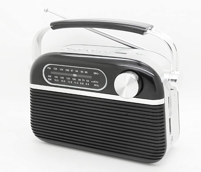 Impex RD 1201 Melody Pro Portable Radio - Silver and Grey - Zoom Image