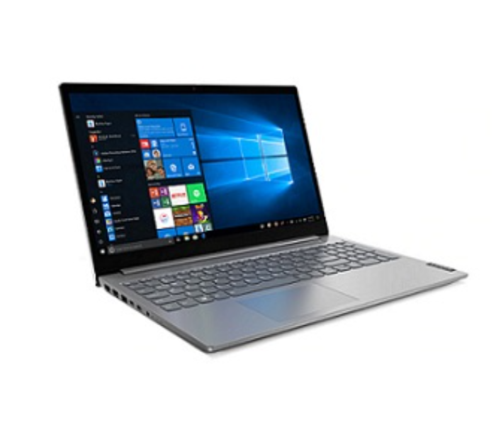 Lenovo ThinkBook 15 20SM001BAX 15.6 Inch FHD Intel Core i5-1035G1 Processor 8GB RAM DDR4 1TB HDD AMD Radeon R630 2GB Graphics Arabic Keyboard DOS - Silver - Zoom Image 1