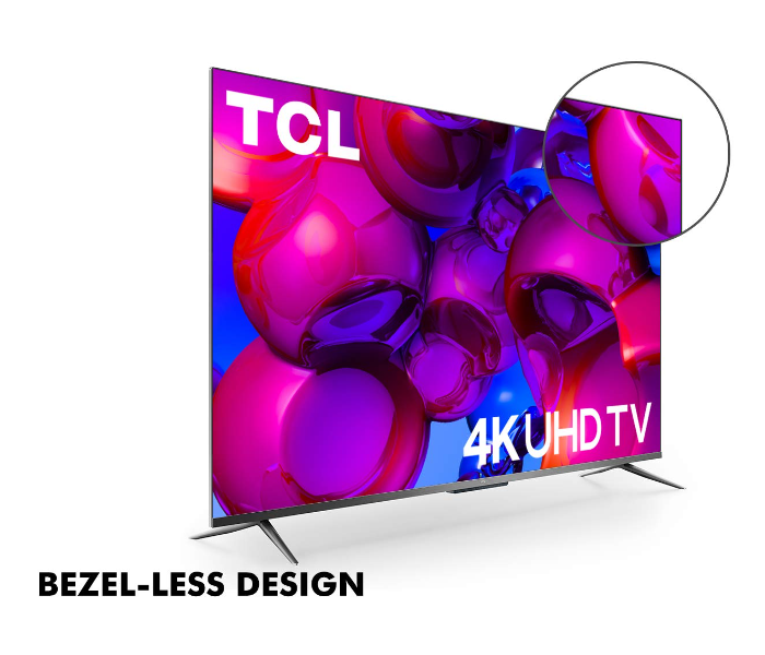 TCL 55P715 2020 Model 55 inches AI 4K Ultra HD Certified Android Smart LED TV-Sliver - Zoom Image 4