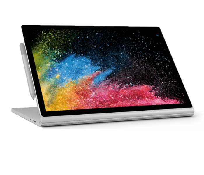 Microsoft Surface Book 2 HN6-00018 13.5 inch Intel Core i7 8GB RAM 256GB SSD 2GB Nvidia GeForce GTX 1050 Windows 10 Pro - Silver - Zoom Image 2