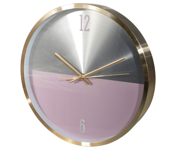 Royalford RF9278 Analog Wall Clock - Gold, Silver & Pink - Zoom Image 5