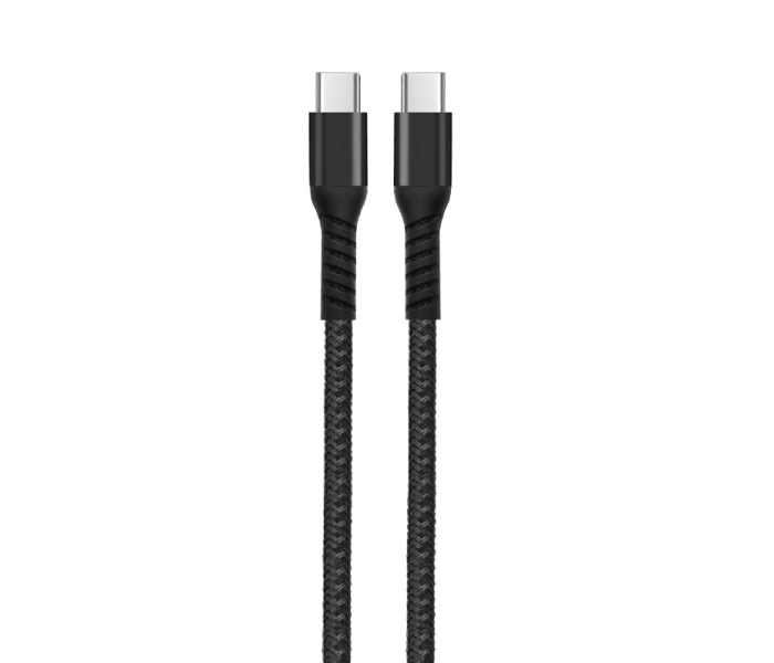 Trands TR-CA675 100W Type-C 1 Meter Cable- Black - Zoom Image 1