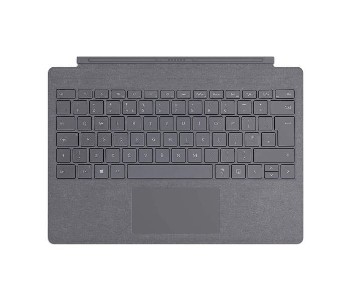 Microsoft Surface Pro FFP-00154 Signature Type English Arabic Keyboard Cover - Charcoal Black - Zoom Image