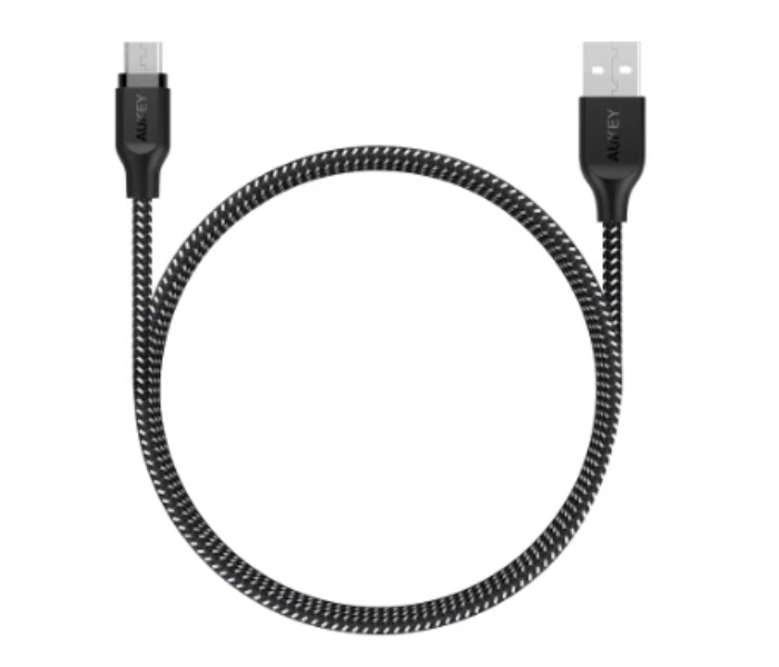 Aukey 1.2 Meter USB 2.0 Micro USB Cable - Black - Zoom Image 1