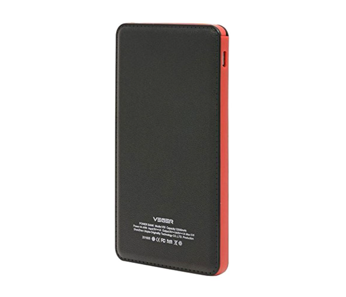 15000mAh Portable Power Bank - Black and Red - Zoom Image 3