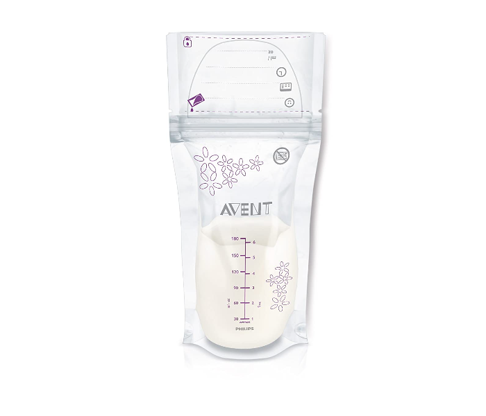 Philips Avent 50 Pack Breast Milk Storage Bags - Clear - Zoom Image