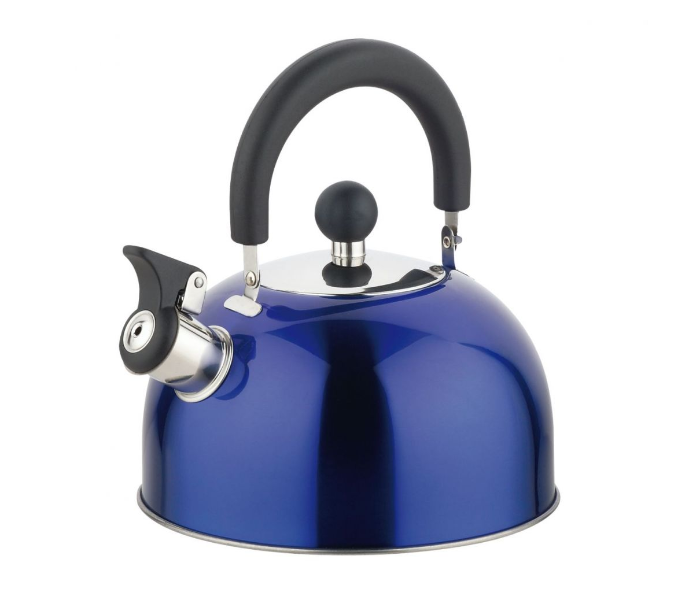 Royalford RF6770 2 Litres Stainless Steel Whistling Kettle - Blue - Zoom Image 1