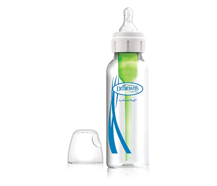 Dr Browns Natural Flow Options and Narrow Glass Baby Bottles - Zoom Image