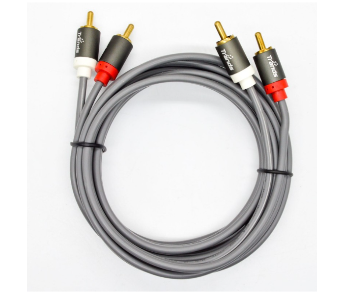 Trands TR-CA974 2 RCA Male to Male Stereo Audio Cable - 2 Meter - Zoom Image 2