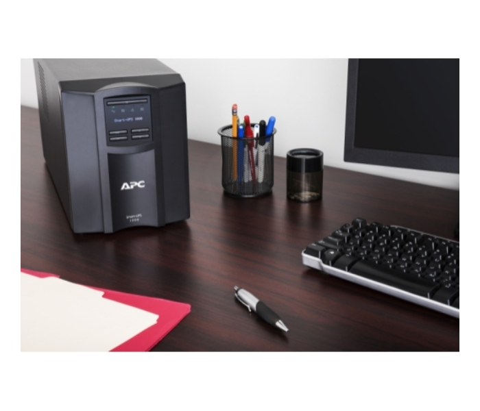 APC 1000VA 230V LCD Smart-UPS with SmartConnect - Black - Zoom Image 3