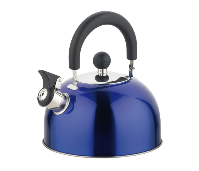 Royalford RF6770 2 Litres Stainless Steel Whistling Kettle - Blue - Zoom Image 2