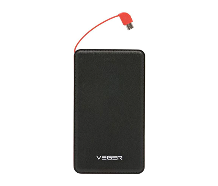 15000mAh Portable Power Bank - Black and Red - Zoom Image 2