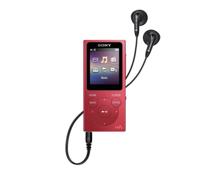 Sony NW-E394 Walkman Digital Music Player - Red - Zoom Image